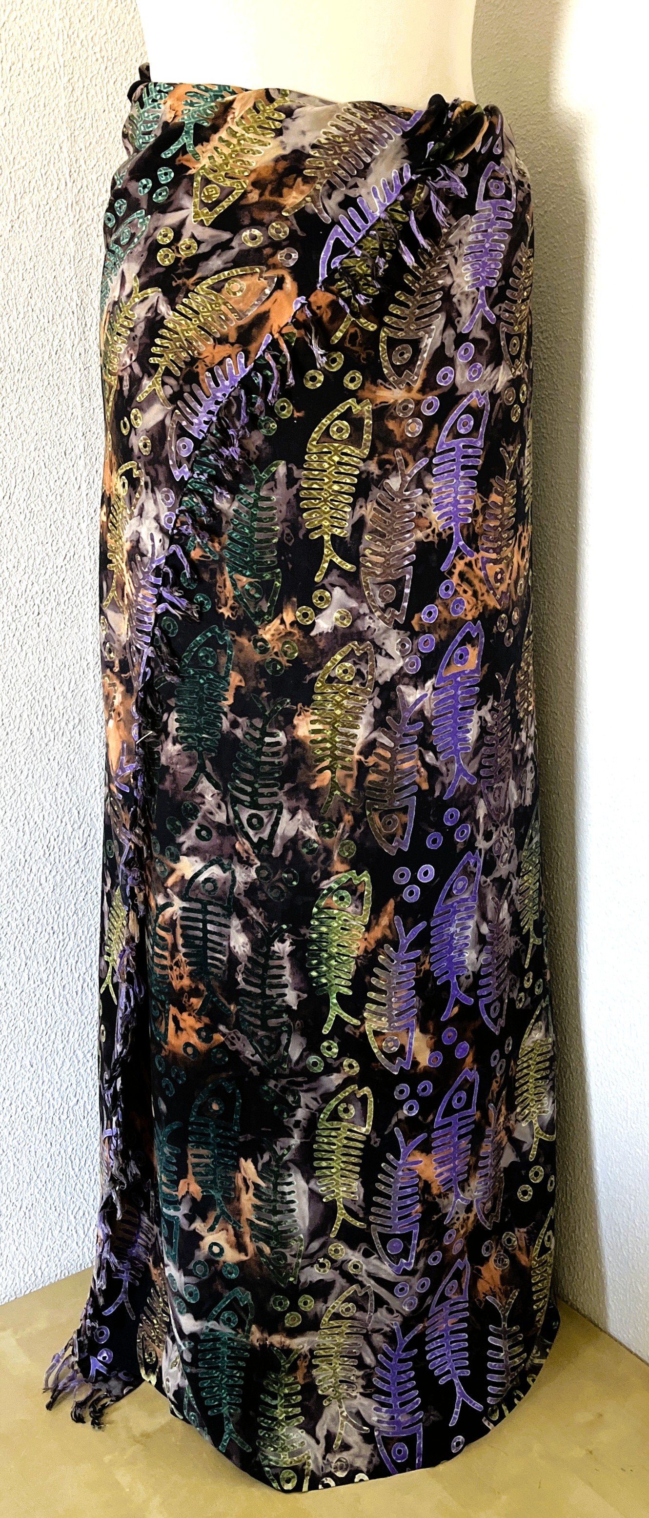 Dubbel batik sarong XL.