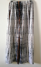 Broek 'tie dye'. Maat 38/40.
