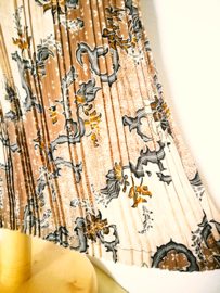 Batik uit Java. Authentieke rok plissé. Maat 40.