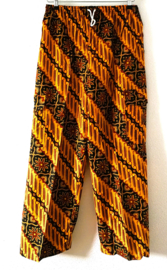Authentieke Javaanse batik broek. Maat 158/164.