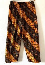 Authentieke Javaanse batik broek. Maat 42.