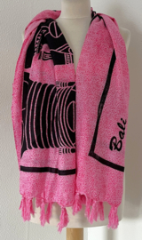 Sarong Balinese Goden roze.