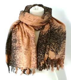 Sarong schimmenspel zalm.