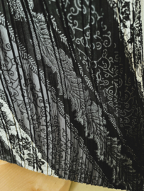 Batik uit Java. Authentieke rok plissé. Maat 36.