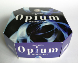 Darshan spiraal wierook. Geur Opium.  Inhoud met schade. Dit artikel kan niet worden geretourneerd.