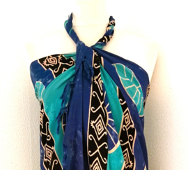 Sarong Bali geluksmuntjes XL.