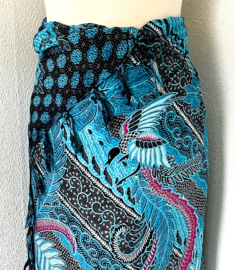 Sarong 'Fantasy'. turquoise.