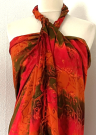 Dubbel batik sarong XL.
