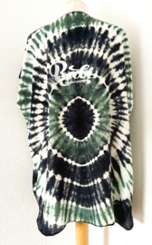 Kleurrijk big shirt tie dye Bali. Maat 36 t/m 46.