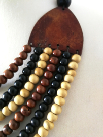 Prachtige Bali necklace African Style.