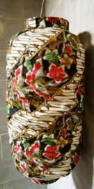 Prachtige batik lampion hanglamp.
