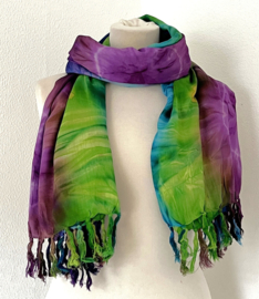 Sarong tie dye 'Purple Dream' dua B.