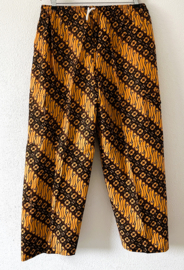 Authentieke Javaanse batik broek. Maat 44.