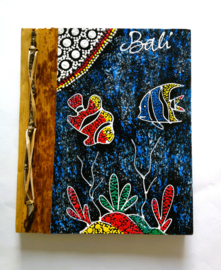 Schitterend groot Bali collageboek  'Onderwaterwereld'.