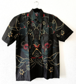 Authentieke Balinese batik blouse. Maat 48 t/m 54.