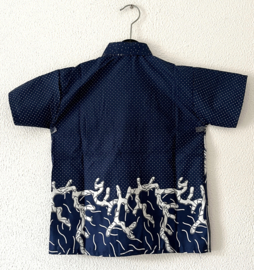 Authentieke Balinese batik kinderblouse. Maat 98,128, 140, 152, 170 en 176.