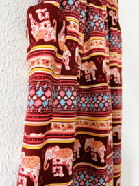Prachtige Bohemian olifanten broek. Lange benen model. Maat 36.