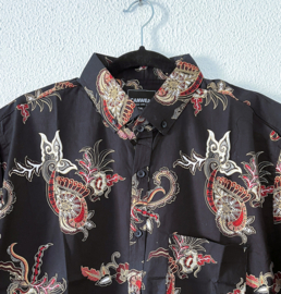 Authentieke Balinese batik blouse/overhemd. Maat 58 en 60.
