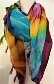 Sarong Tie dye 'Rainbow'.