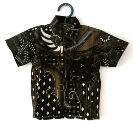 Authentieke Balinese batik blouse/overhemd.