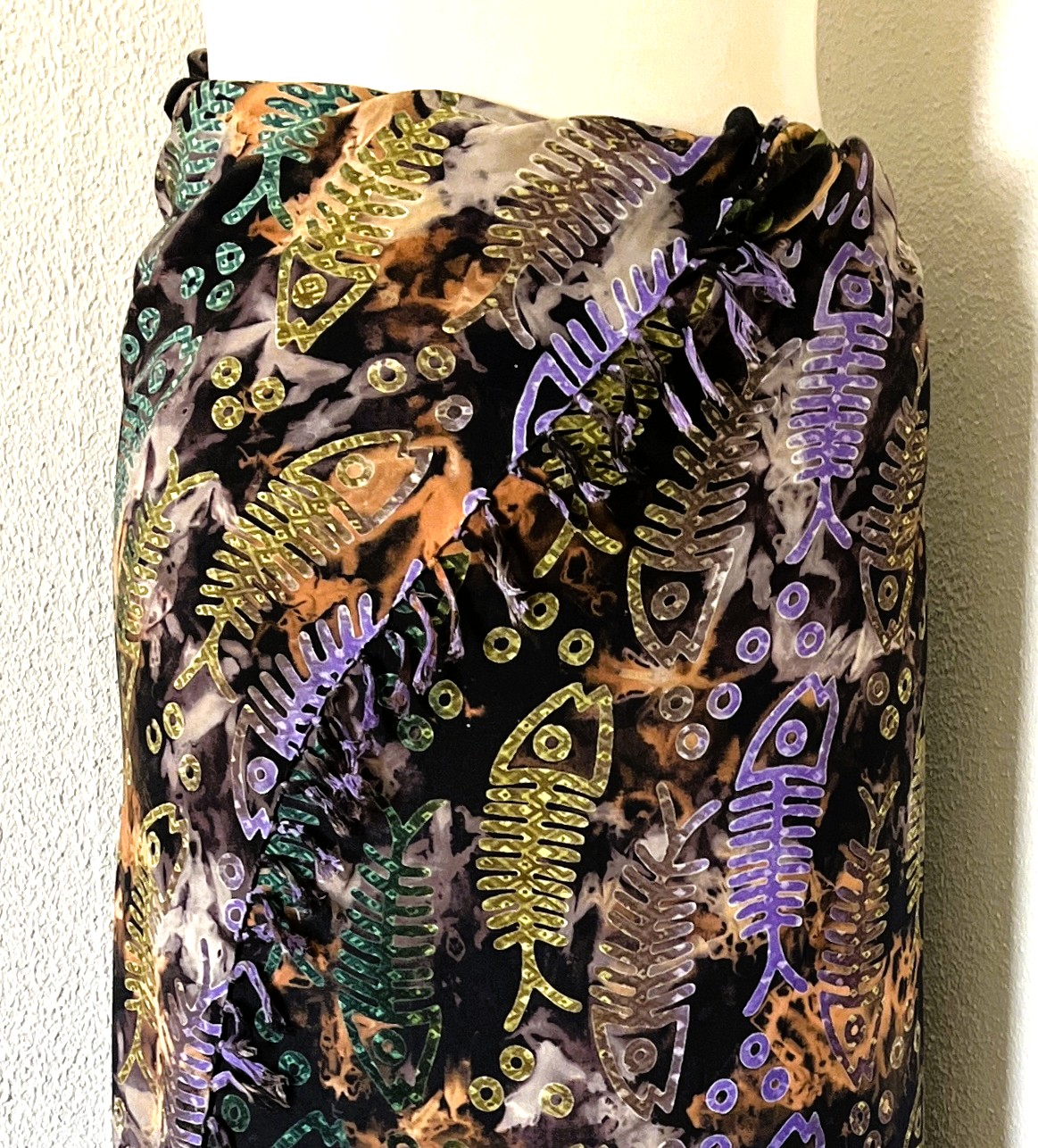 Dubbel batik sarong XL.