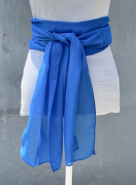 Kebaya sjerp (selendang aqua  2.40 x 28 cm.