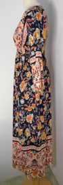 Bali Flower maxi lente jurkje met lange mouw. Maat 36/38.