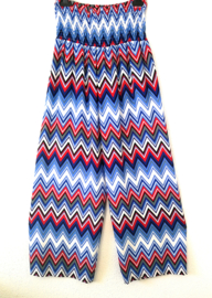 Broek Bohemian 'Zigzag'. Maat 36 t/m 40.