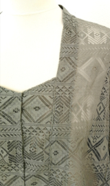 Traditionele Balinese kanten kebaya groen. Maat 58.