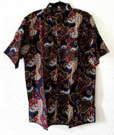 Authentieke Balinese batik blouse/overhemd. Maat 58. 