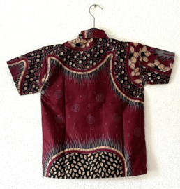 Authentieke Balinese batik kinderblouse. Maat 104,134,140,146,164,176.