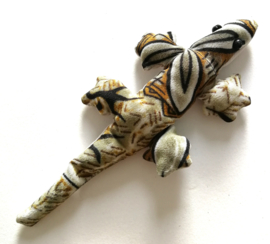 Gekko zwaarte knuffeltje XS.