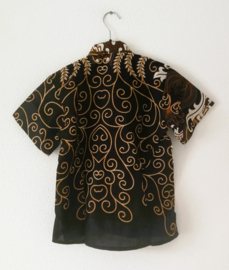 Authentieke Balinese batik kinderblouse. Maat 170 en 176.