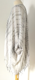 Sarong vest tie dye. 100% rayon, met sarong knoop. One Size.