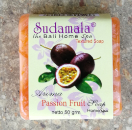 Sudamala Passion Fruit Home spa zeepje 50 gram. Max 1 product per bestelling.