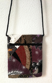 Prachtig batik patchwork schoudertasje.