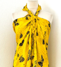 Dubbel batik sarong XL vlinder.