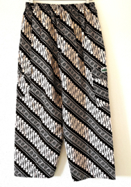Authentieke Javaanse batik broek. Maat 122 t/m 134.