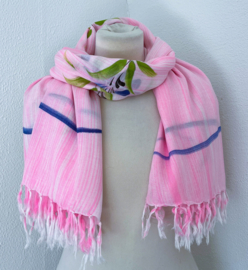 Sarong pastel tie dye bloem.