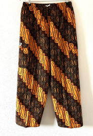 Authentieke Javaanse batik broek. Maat 42.