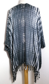 Sarong vest tie dye. 100% rayon, met sarong knoop.