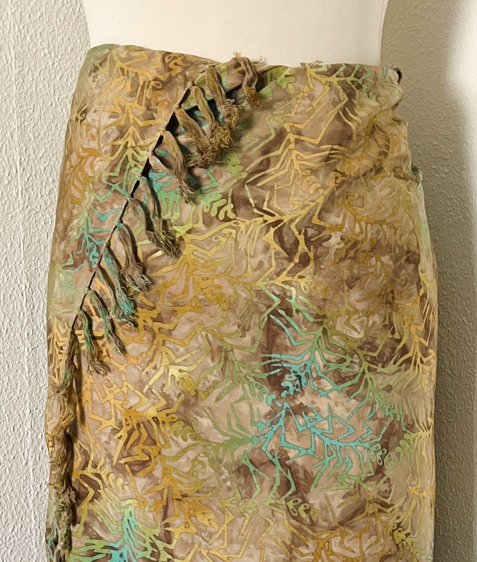 Dubbel batik sarong XL.