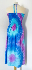 Tie dye jurkje 'Pastel dream'.  One size voor maat 36 t/m 42.