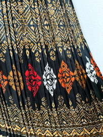 Batik uit Java. Authentieke rok plissé. Maat 38 t/m 42.