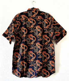 Authentieke Balinese batik blouse/overhemd. Maat 58 en 60.