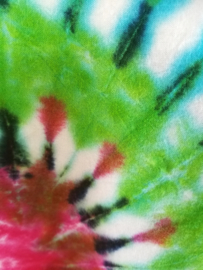 Kleurrijk shirt tie dye Bali. Maat 36 t/m 46.