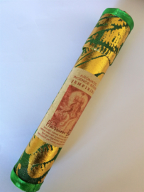 Koker van Harum Bali met 10 Jempiring incense sticks. Kleuren kokers kunnen varieren.