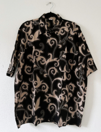 Authentieke Balinese batik blouse/overhemd. Maat 58 t/m 74.