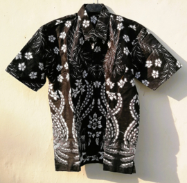 Authentieke Balinese batik blouse. Maat 50 t/m 58.