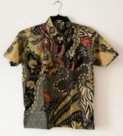 Authentieke Balinese batik blouse/overhemd. Maat 46 en 48.